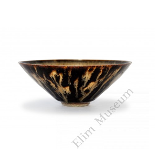 1394 A Jizhou-Ware rabbit hair bowl   